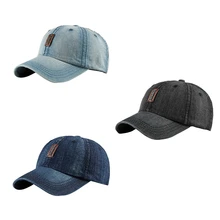 Кепка для бега, мытая джинсовая летняя Кепка унисекс, быстросохнущая сетка, кепка для бега, бейсбольная кепка, кепки с сеткой, регулируемая задняя крышка