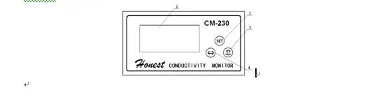 Saída de Sinal Medidor de Condutibilidade Pura do Monitor do Verificador 4-monitor de Medidor de Água Nova Condutibilidade 20ma Cm-230 4 2020ma 4 condutibilidade medidor de condutibilidade condutibilidade 4-monitor de