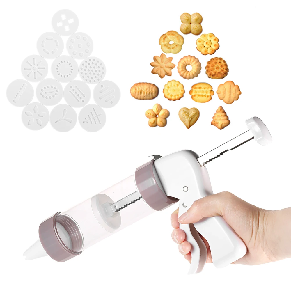 

Baking Tools Accessories Cake Biscuits Mold Cookie Press Making Gun Kitchen Tool Cookies Presser Lcing Mould Kit