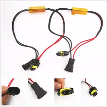 H11 LEVOU Luz de Nevoeiro DRL Canbus 50 W 6Ohm Carga Resistor Fiação Canceller Decoder