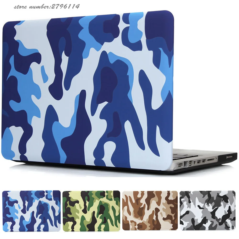 For Macbook Air 11 13 Case Military Camouflage Hard plastic Protect Shell For Apple Laptop Pro 13 15 with Retina Display 12 inch