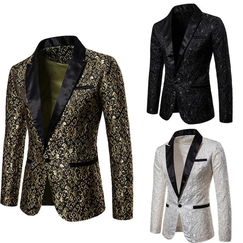 

Stylish Men's Blazers Fall Spring Winter Casual Slim Fit Formal One Button Suit Blazer Tops Business Work Casual Blazers Outwear