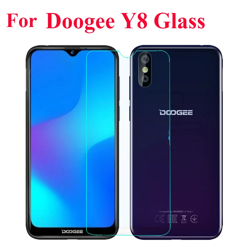 Tempered Glass For Doogee Y6 Y7 Y8 X5 Max Pro X70 X30 X10 Glass For Doogee Shoot 1 S60 BL5000 Screen Protector Protective Film