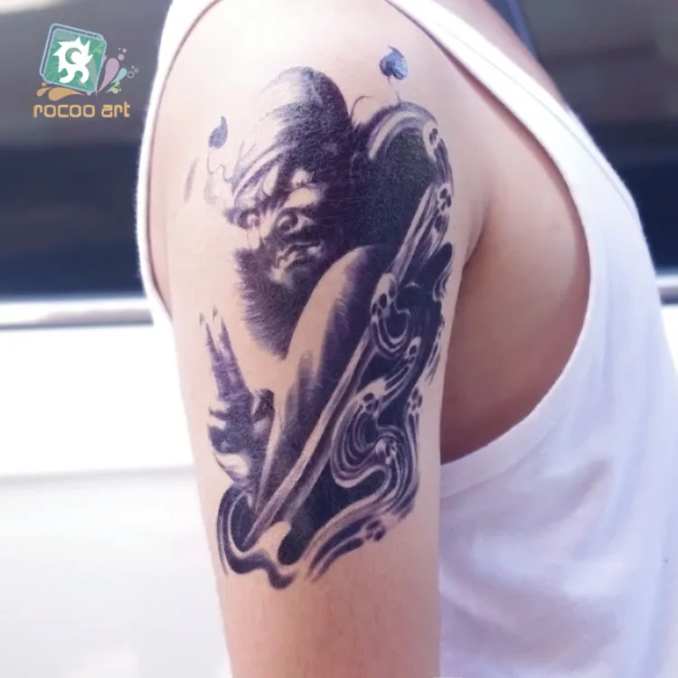 12 مختلف كبيرة سوداء للماء الوشم ملصق بارد الأزياء الجمجمة تصميم الجلد الوشم هيئة الفن المؤقتة الوشم الذراع الساق ماكياج 12 مختلف كبيرة سوداء للماء الوشم ملصق بارد الأزياء الجمجمة تصميم الجلد الوشم هيئة الفن المؤقتة الوشم الذراع الساق ماكياج