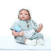 High Quality 50-55 cm Real Looking Silicone Reborn Baby Boy Dolls Safe Baby Reborn Handmade Realistic Doll Reborn For Child Gift