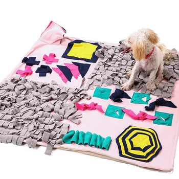 

Pet Cushion Hide And Seek Mat Dog Cat Blanket Bed Cotton Cover Pure Color Warm Cushion Cage Pad House Washable 100*70CM BFOF