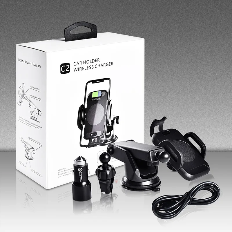 Qi-Car-Wireless-Charger-For-iPhone-X-8-8-Plus-Samsung-S8-S9-Pop-Automatic-Infrared-Sensor-Wireless-Charger-Sockets-Phone-Holder--(11)