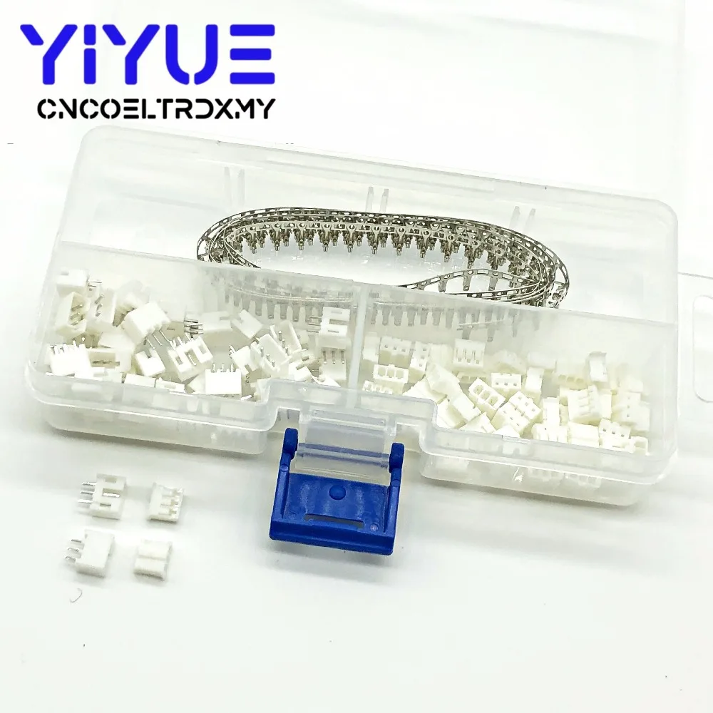 

250pcs/50sets PH2.0 3pin 2.0mm Pitch Terminal Kit / Housing / Pin Header JST Connector Wire Connectors Adaptor PH Kits