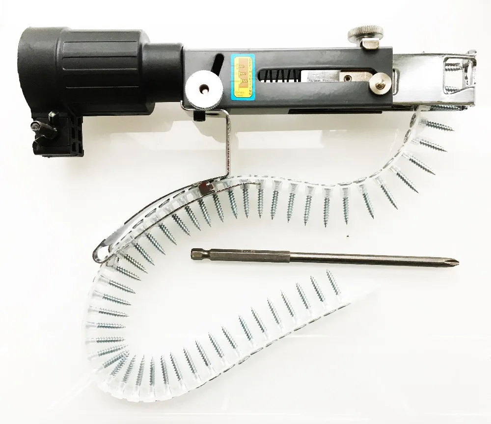 Autofeed Electric Screwdriver Attachment with collated chain screw… eBay