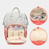 Lequeen Fashion Mummy Maternity Nappy Bag Large Capacity Nappy Bag Travel Backpack Nursing Bag for Baby Care Women's Fashion Bag 4