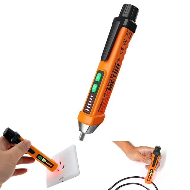 Cheap 12-1000V AC Non-Contact Digital Voltage Tester/Electrical Voltage Detector Pen With Alarm Mode Three Levels NCV Sensitivity--M25 Cheap 12-1000V AC Non-Contact Digital Voltage Tester/Electrical Voltage Detector Pen With Alarm Mode Three Levels NCV Sensitivity--M25