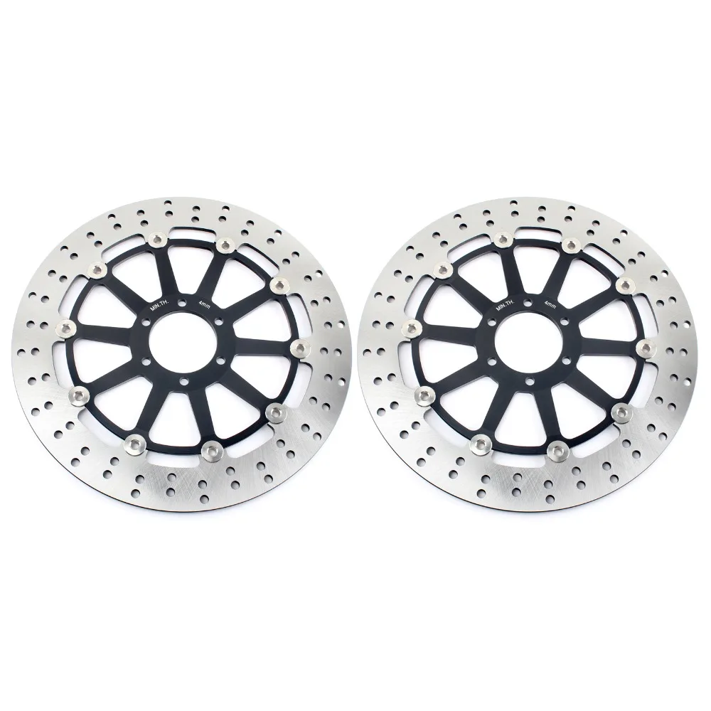 

BIKINGBOY For Aprilia RSV 1000 R 2000-2007 RSV4 1000 RR 15-17 Tuono 1000 R 03-05 Mana 850 GT Front Brake Discs Disks Rotors