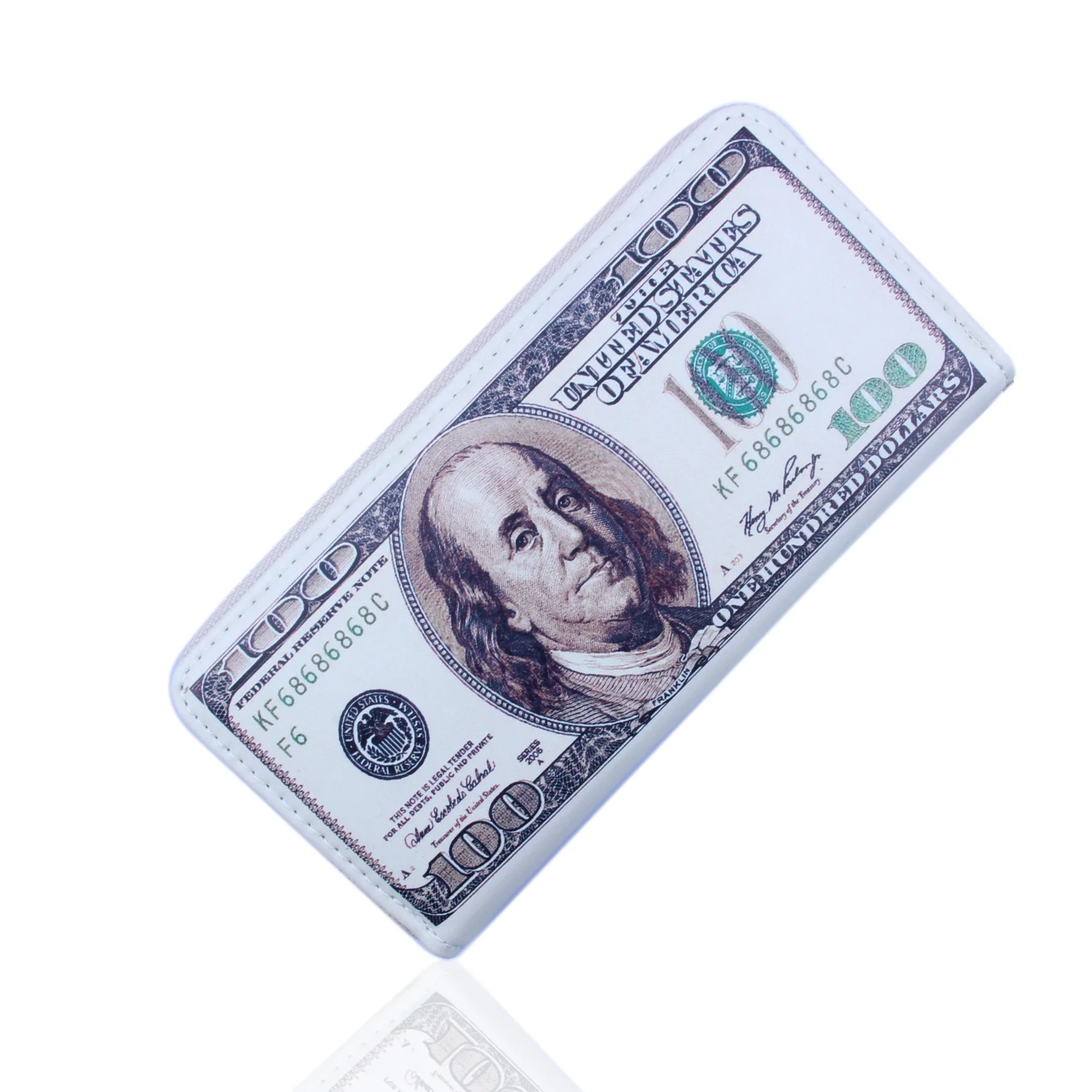 

2017 New Creative Unisex Women Clutch Wallet Men Dollar Paper Money Clip Purse Student Cartoon Cheap Gift Coin Zipper Long Bag