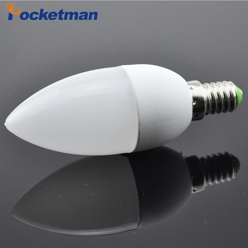 

Free Shipping! LED Candle Bulb E14 LED Candle Lamp low-Carbon life SMD2835 AC220-240V Warm White/White Energy Saving 1pcs/lot