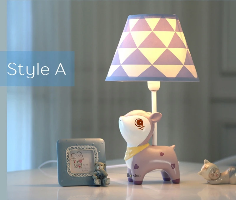Creative Cute Deer LED Table Lamp Home Decoration Dimmable Mini Desk Table Light Bedroom Bedside Lamp For Baby Kids Room Birthday Gift (2)