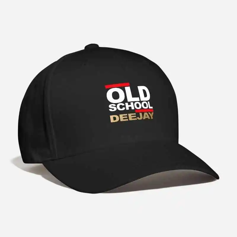 

Old School Deejay Embroidered electro vinyl Raver Clubbing Deep house DJ techno Music punk roc Unisex Curved Baseball Dad Cap