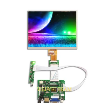 

8 inch LCD display For Raspberry pi 3 B+ screen 1024*768 tablet HJ080IA-01E HE080IA-01D VGA AV Control Driver Board Audio