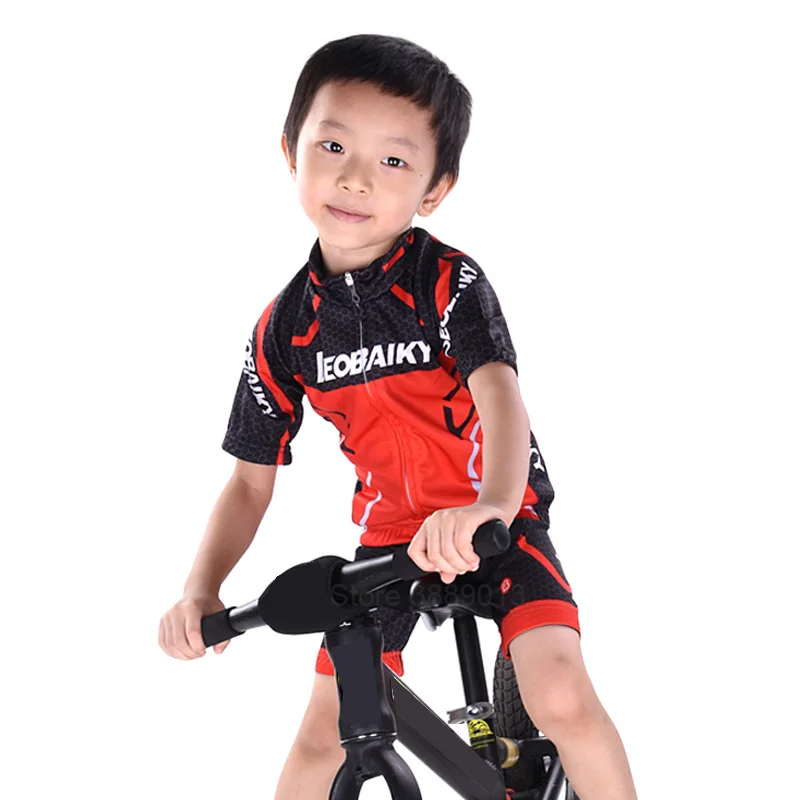 

Child Team Bike Jersey Sets Kids Cycling Set Riding Clothing Mtb Wear Children Bicycle Clothes Boy Sport Suit Girls Short Kits