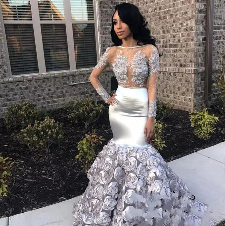 gorgeous-rose-flowers-mermaid-prom-dresses-2019-appliques-beads-sheer-long-sleeve-evening-gown-silver-stretchy-satin-robes-de-soirée (1)