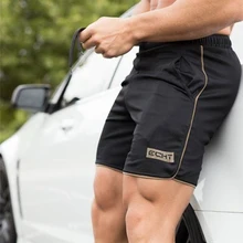 Мужские шорты для бега, шорты длиной до икры, фитнес бодибилдинг, брендовая Спортивная одежда для тренировок, короткие штаны, высококачественные спортивные штаны для мужчин