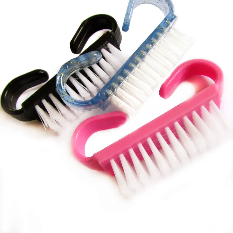 10 Piece Hot sales font b Nail b font Cleaning Clean Brush Tool File Manicure Pedicure
