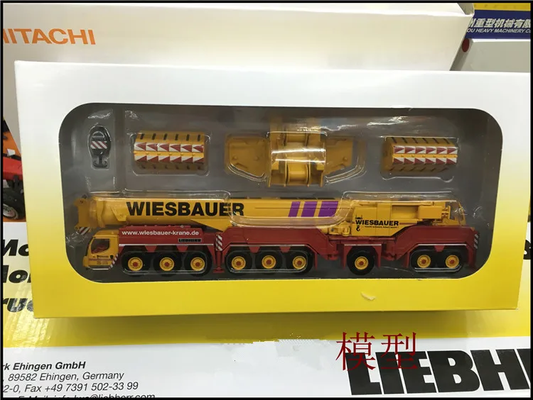 WSI 1: 87 LTM1750-9 экскаватора для подвижного крана weesbauer 71-2005 литая под давлением модель для коллекции, украшения