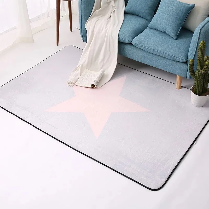 WINLIFE Звездный ковер с принтом, Противоскользящий коврик для пола, коврик для ванной, мягкие детские ковры для игр, для гостиной, комнаты, спальни, ковер