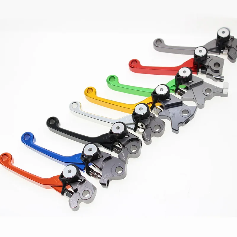FXCNC CNC Pivot Brake Clutch Levers Dirt bike OFF Road A Pair 8 Colors