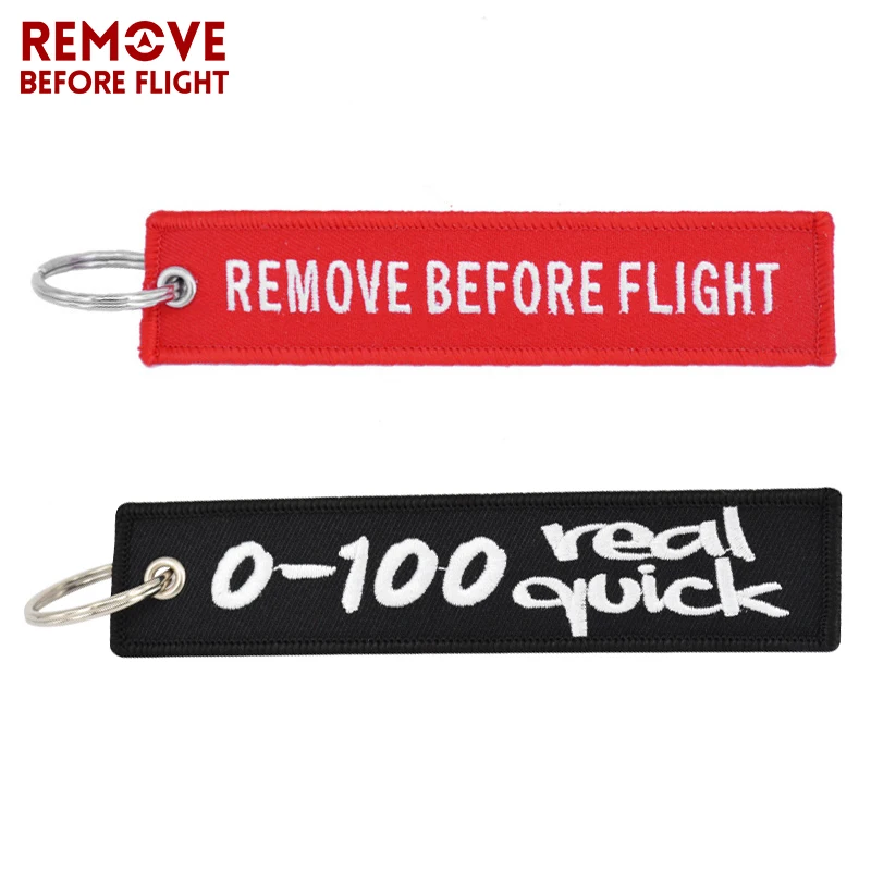 1 PC Remove Before Flight Key Chain 1PC 0-100 Real Quick Keychain Aviation Gifts Motorcycle Key Fob Chaveiro Key Tag for Car (6)