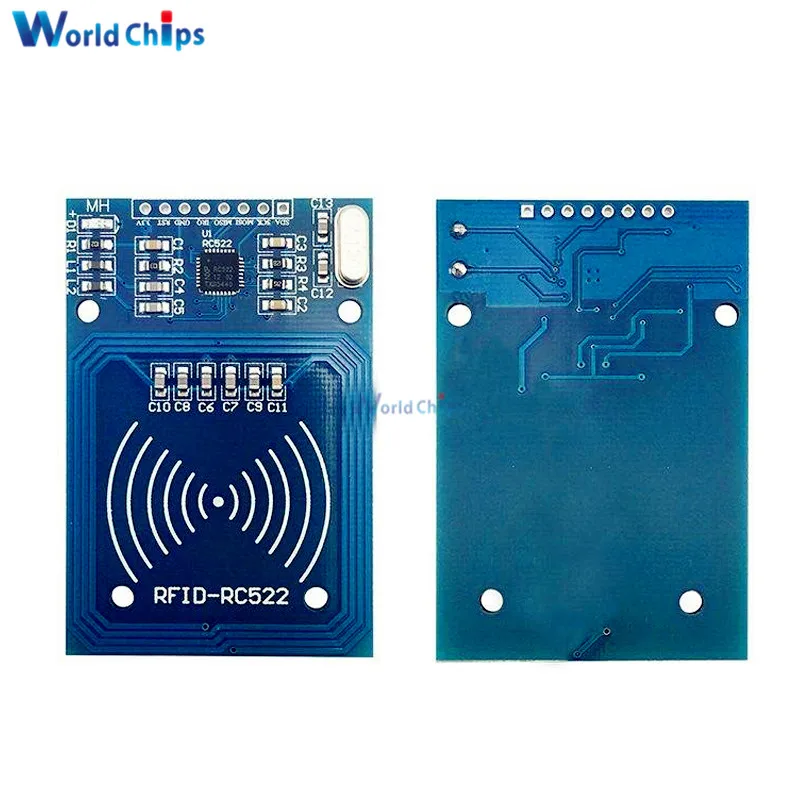 13,56 МГц iec/SPI RFID беспроводной модуль для Arduino MF RC522 RC-522 считыватель писатель датчик карты Модуль 2 контакта 3,3 В DC