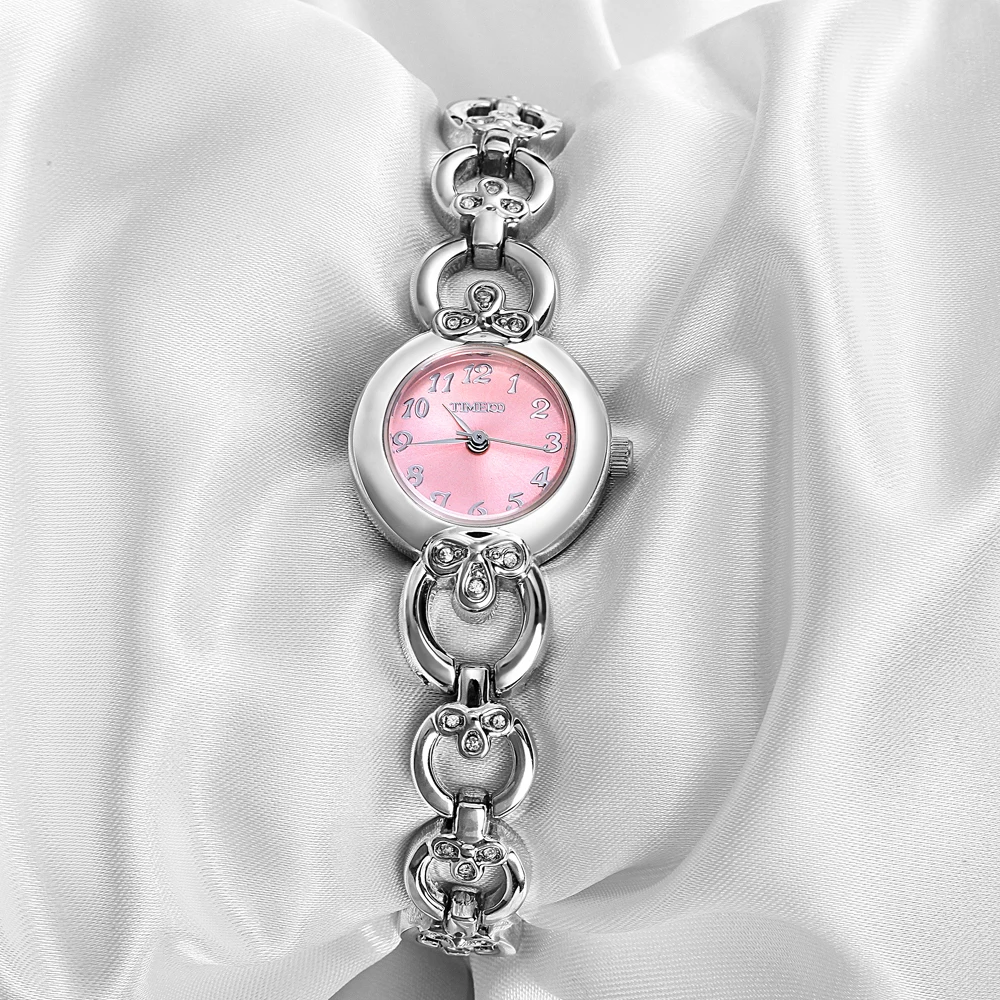 TIME100 Часы женские Модные Элегантные Кварцевые наручные женщины С Бриллиантами