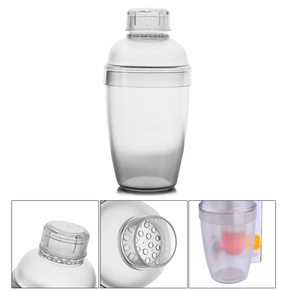 350ml Silicone Cocktail Shaker Leak Proof Drink Martini Mixer Martini