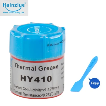 

HALNZIYE HY410 Processor graphics card CPU GPU Heat Sink Cooling Cooler Radiator Thermal Grease composite grease silica