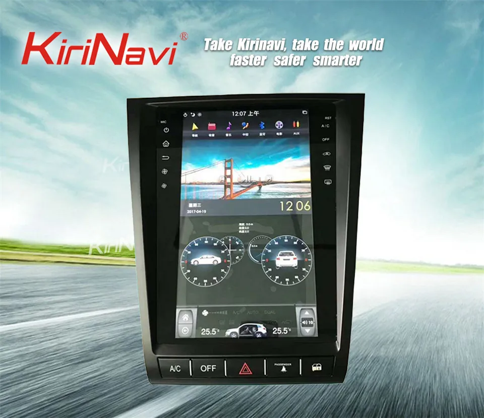 KiriNavi вертикальный экран Tesla стиль Android 6,0 сенсорный экран автомобильное радио gps навигация для Lexus GS GS300 GS460 GS350 2004-2011