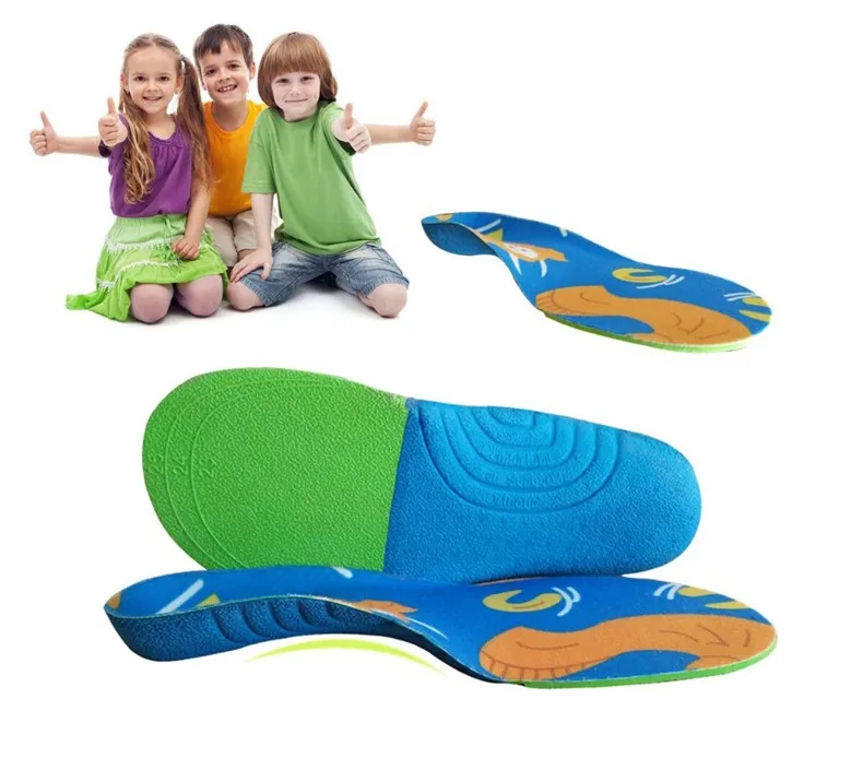 New Coming Health Feet Care Kids Orthotic Insoles Arch Support Shoes Sole for Children EVA Orthopedic Flat Foot Correction Cushion Pads (1)