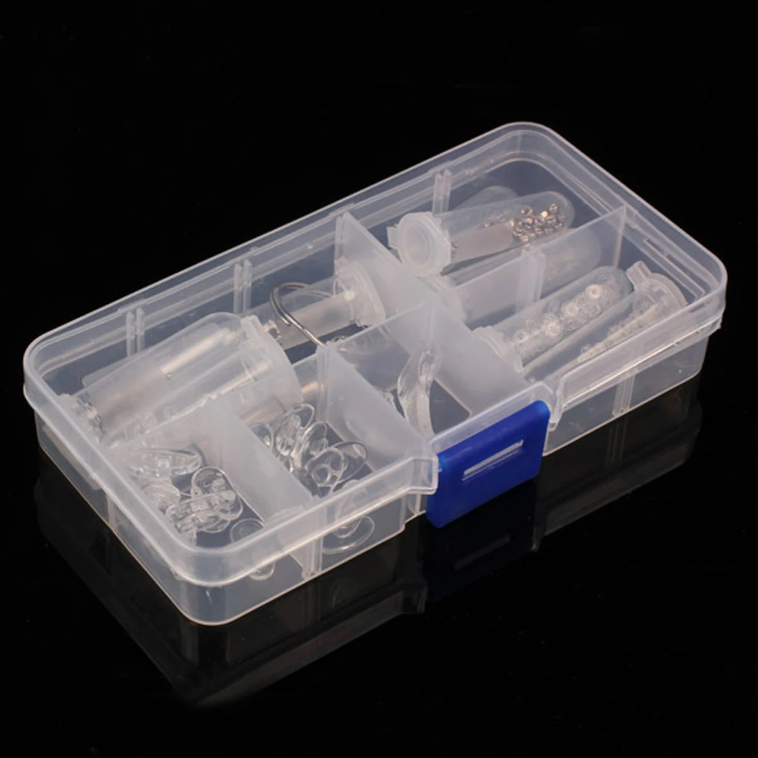 

New Popular Eyeglass Sun Glasses Nose Pad Optical Watch Screwdriver Repair Screws Nut Tool Assorted Kit with Box