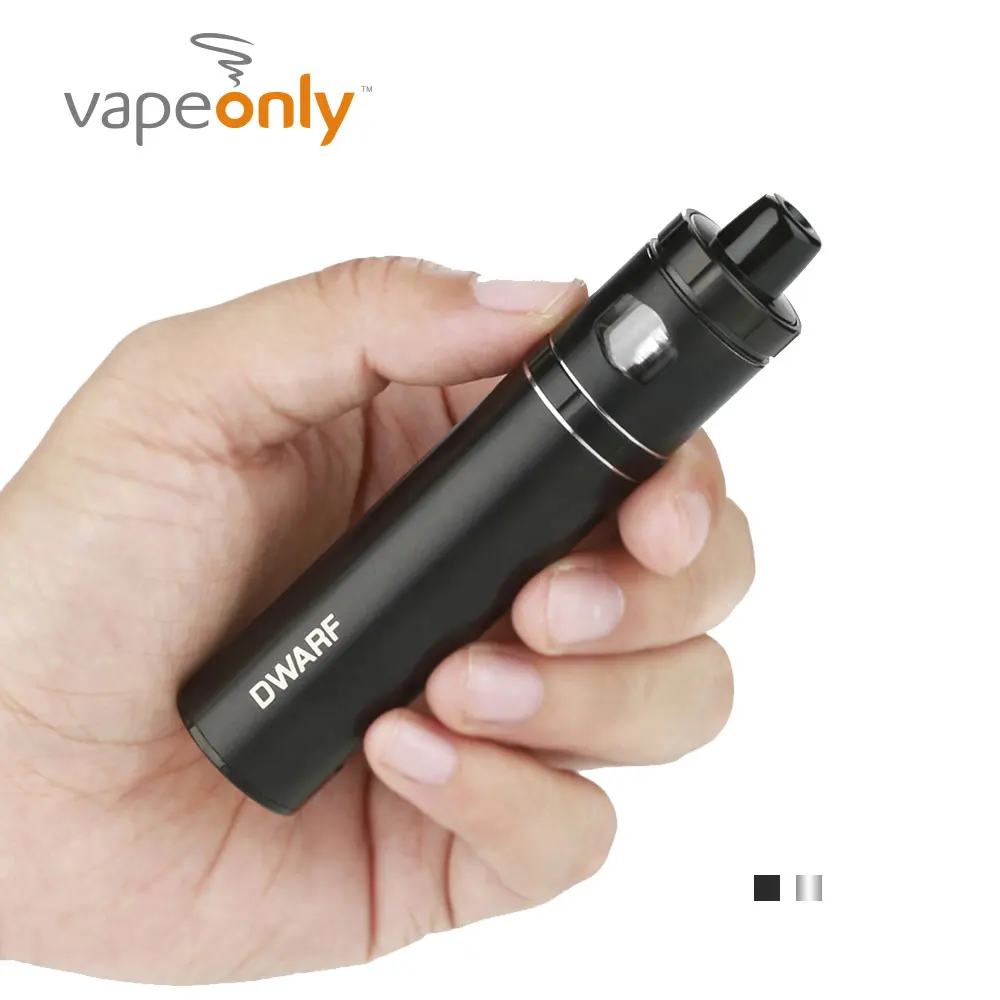 

Original VapeOnly Dwarf Kit 1500mAh Built-in Battery with 2ml Tank & Top Refill Design All-in-one Vape Pen Kit E Cigarette Kit