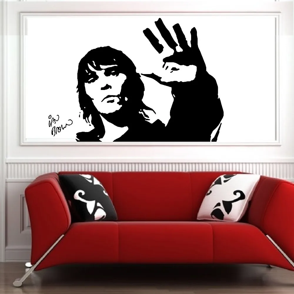 IAN BROWN STONE ROSES Wall art Sticker Mural vinyl decal music stickers