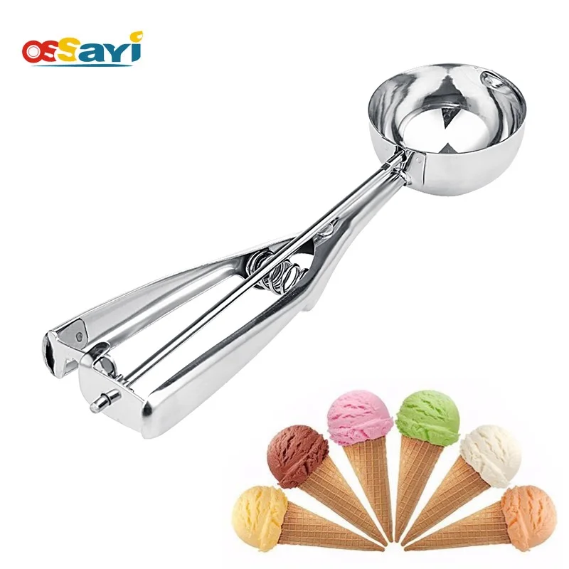 Kitchen Ice Cream Scoop Mash Potato Scoop Stainless Steel Handle