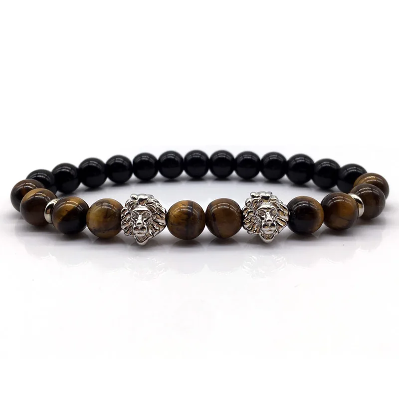 

Men Bead Bracelet 2019 Fashion Simple Accessories Classic Stone Beads Charm Bracelets & Bangles For Men Jewelry Gift