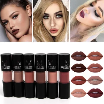 

2019 NEW MLLE PINK Matte Lipstick makeup Lips Shiny Waterproof Moisturizing Liquid Nutritious Lipstick Easy Makeup