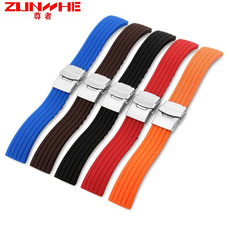 

Replacement for Rubber Diver Watch Strap silicone Band for seiko SKX171/173KX779/781DAL1BP 22mm 20mm 24mm