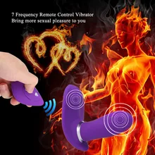 7 Frequency Remote Control Vibrator Female G Spot Clitoral Stimulator USB Rechargeable Vibrating Eggs Multi-functional Sex Toys