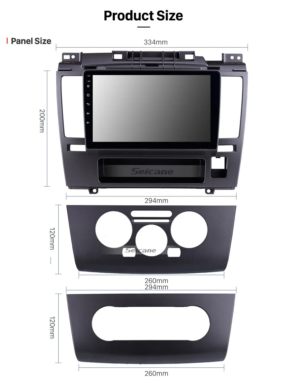 Cheap Seicane 9 inch for 2005-2010 Nissan Tiida Android 8.1 HD Touch Screen GPS Navigation Radio Bluetooth 3G Wifi Digital TV SWC 18