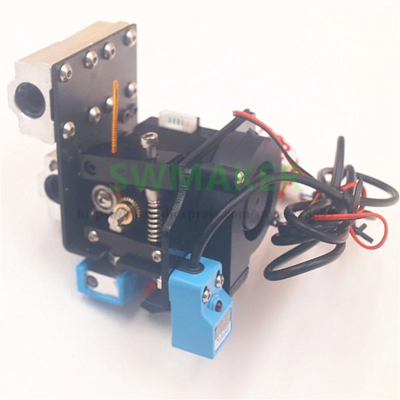 3D принтер SWMAKR Reprap Prusa i3 Anet A8 автоматический Выравнивающий экструдер в сборе с