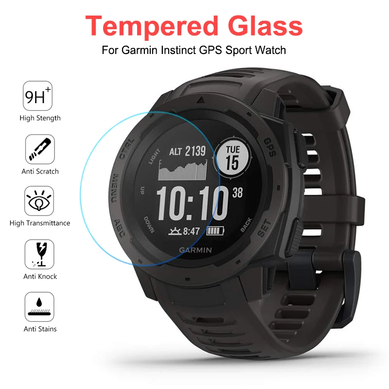 Anti Scratch Full Screen Protector Film For Garmin Instinct Watch HD 9H Tempered Protective Glass | Электроника
