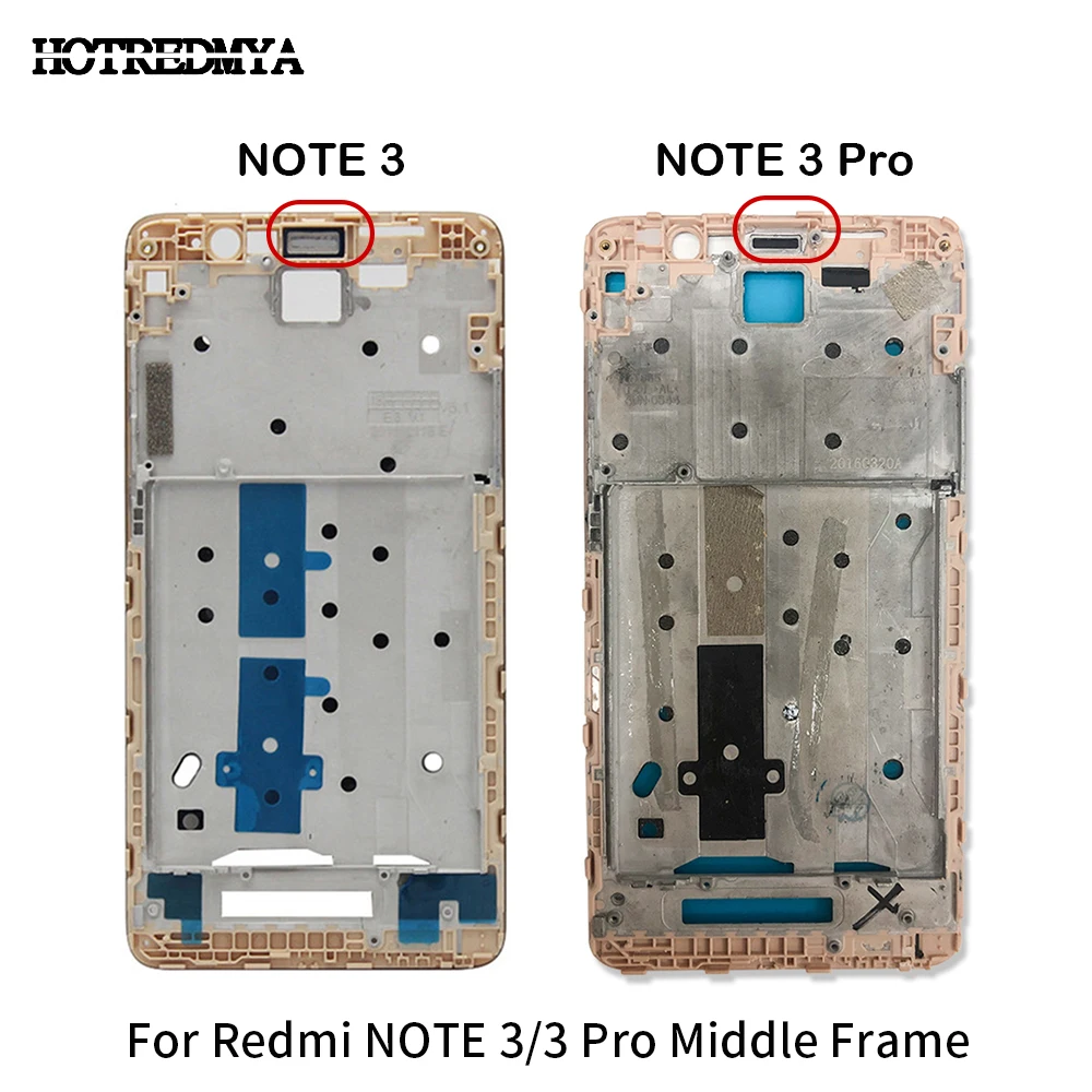 

note3 For Xiaomi Redmi Note 3 Middle Frame LCD Housing Plate Bezel Middle Frame Faceplate Plate Parts For Redmi Note 3 Pro 150mm