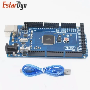 

20sets Mega 2560 R3 Mega2560 REV3 ATmega2560-16AU,20pcs ATMEGA16U2-MU Board + 20pcs USB Cable compatible
