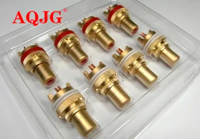 

CMC 805-2.5F RCA socket Cinch RCA RCA plugs lotus seat AV audio video socket 10pcs AQJG 5Pcs white 5pcs Red