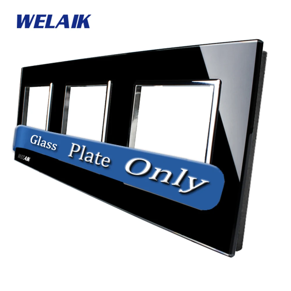 Interruptores e Relés interruptor de toque welaik peças Glass Panel Size : 222*80*4mm